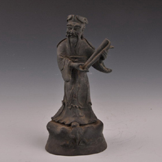 清铜八仙之一张果老造像